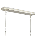 Люстра серебряная из пересекающихся прямоугольных элементов Intersecting Rectangles варинант исполнения - 3 | Loft Concept в Омске