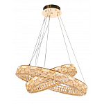 Люстра на 2 кольца с текстурной огранкой Reflection of Reality варинант исполнения - 1 | Loft Concept в Омске