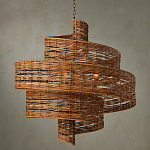 Люстра фактурная в виде спирали Enveloping Art варинант исполнения - 4 | Loft Concept в Омске