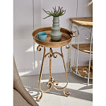 Столик приставной на фигурном подножии Magnificent Century варинант исполнения - 5 | Loft Concept в Омске