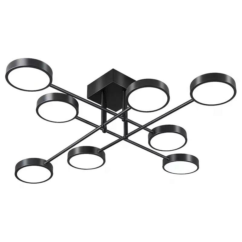 Потолочный светильник светодиодный черный Bendik Lighting Белый Черный Потолочный светильник светодиодный черный Bendik Lighting Белый Черный в Омске | Loft Concept