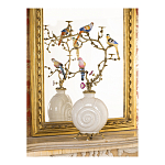 Подсвечник с декором из птиц на ветвях Birds of Paradise варинант исполнения - 4 | Loft Concept в Омске