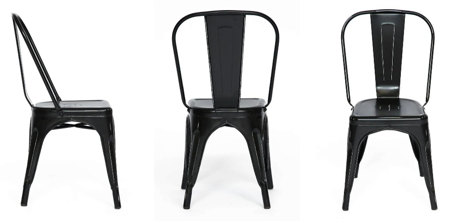 Стул Tolix black Стул Tolix black - Loft-Concept в Омске