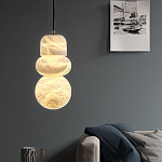 Подвесной светильник с фигурными плафонами Stone Triad варинант исполнения - 3 | Loft Concept в Омске