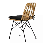 Стул с ротанговым плетением Wicker Stool без подлокотников варинант исполнения - 3 | Loft Concept в Омске