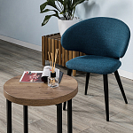 Стол журнальный круглый в стиле лофт Urban Style Space 2 варинант исполнения - 3 | Loft Concept в Омске