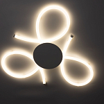 Люстра белого цвета с тремя изогнутыми светодиоидными плафонами Luke Lampco Tracer Lamp варинант исполнения - 2 | Loft Concept в Омске