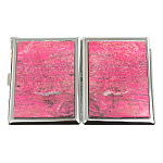Портсигар с газовой зажигалкой из натурального камня Родонит Stone Cigarettes Cases варинант исполнения - 7 | Loft Concept в Омске