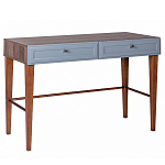 Стол письменный из массива бука с 2-мя ящиками серый Wenge Light варинант исполнения - 1 | Loft Concept в Омске