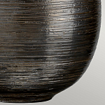 Настольная лампа с круглым фарфоровым основанием ручной работы с покрытием глазурью и белым абажуром из искусственного шелка Elstead Lighting варинант исполнения - 5 | Loft Concept в Омске