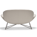 Дизайнерский двухместный диван Gio Ponti D.157.6  - DUE FOGLIE Sofa варинант исполнения - 5 | Loft Concept в Омске