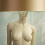 Лампа MANNEQUIN LAMP с абажуром изгибы тела варинант исполнения - 8 | Loft Concept в Омске