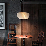 Подвесной светильник с белыми изящными декоративными лепестками Volumetric Petal Lamp варинант исполнения - 3 | Loft Concept в Омске