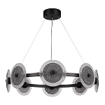 Люстра с плафонами из фактурного двойного стекла Heterochromia варинант исполнения - 5 | Loft Concept в Омске