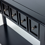 Черная консоль с выдвижными ящиками Monica варинант исполнения - 3 | Loft Concept в Омске