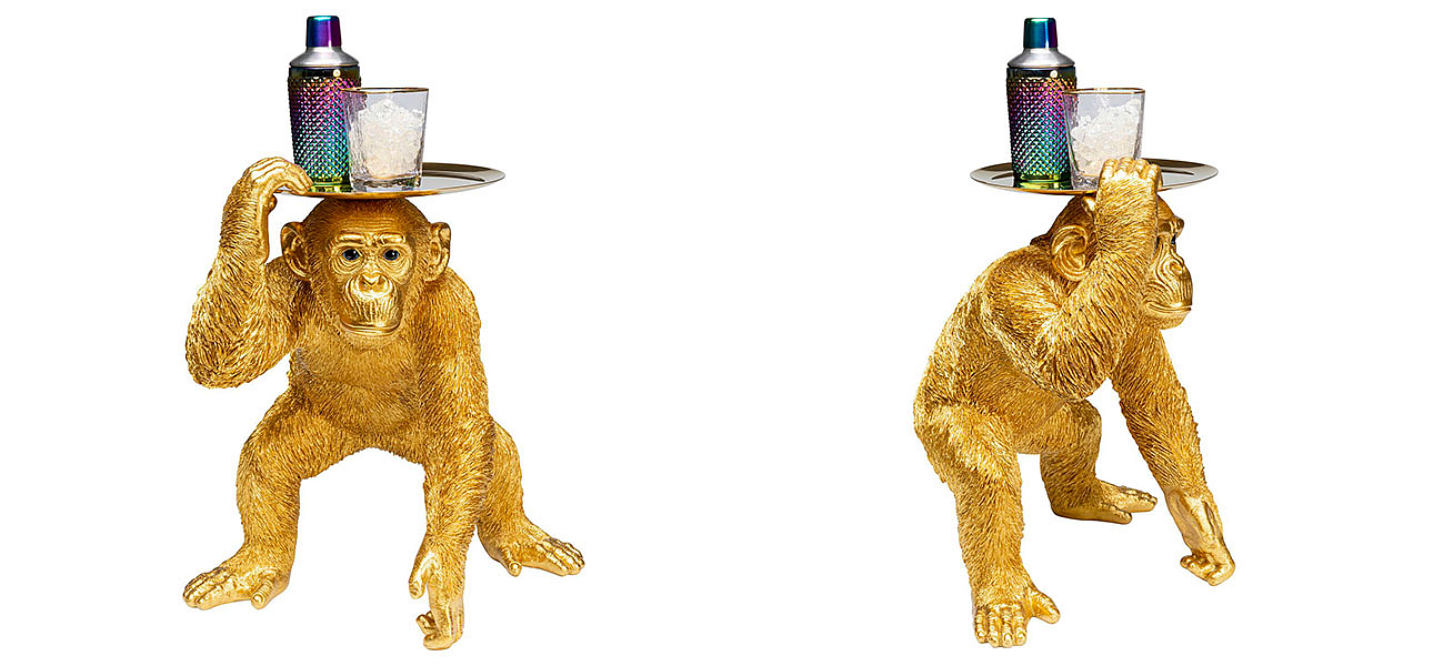 Статуэтка Golden Monkey with stand Статуэтка Golden Monkey with stand - Loft-Concept в Омске