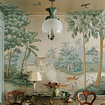 Обои ручная роспись River Scenes of Bengal Kolkata варинант исполнения - 1 | Loft Concept в Омске