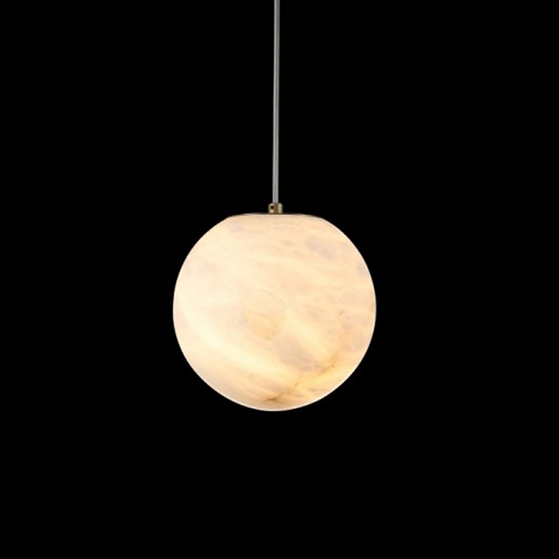 Люстра подвесная с сферическими плафономи из натурального камня Glowing Spheres Латунь Белый Люстра подвесная с сферическими плафономи из натурального камня Glowing Spheres Латунь Белый в Омске | Loft Concept