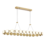 Люстра овальная с круглыми светодиодными источниками света Maxine Light варинант исполнения - 1 | Loft Concept в Омске