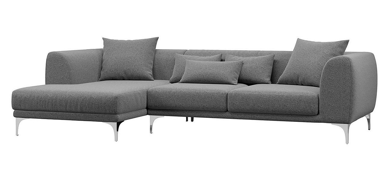 Диван серый угловой Брайан Brian Collection Диван серый угловой Брайан Brian Collection - Loft-Concept в Омске