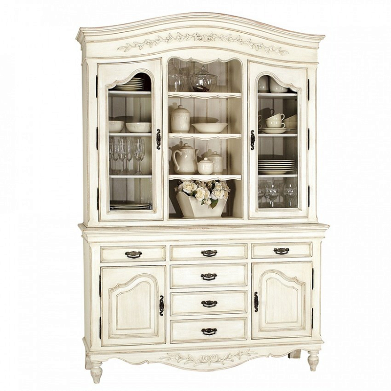 Большой Буфет BUFFET VAISSELIER BLANC 2 PORTES EN BOIS ROMANCE PPZB Белый Большой Буфет BUFFET VAISSELIER BLANC 2 PORTES EN BOIS ROMANCE PPZB Белый в Омске | Loft Concept