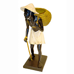 Фигурка африканского рабочего Plantation варинант исполнения - 1 | Loft Concept в Омске