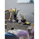 Менажница темно-синяя фарфоровая с бронзовой фигуркой ангела Eden Garden варинант исполнения - 6 | Loft Concept в Омске