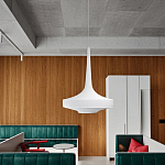 Подвесной вязаный белый светильник «Лампа Марракеша» варинант исполнения - 4 | Loft Concept в Омске