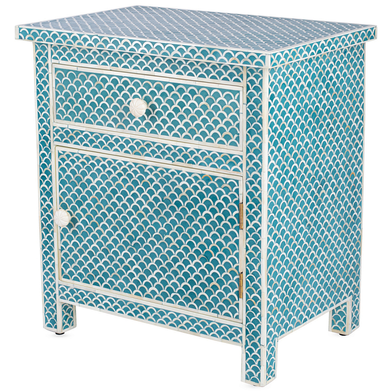 Тумба bone fish scale inlay cupboard Изумрудный ivory ( слоновая кость ) Тумба bone fish scale inlay cupboard Изумрудный ivory ( слоновая кость ) в Омске | Loft Concept