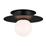 Потолочный светильник с шарообразным плафоном из белого матового стекла Generation Lighting варинант исполнения - 2 | Loft Concept в Омске