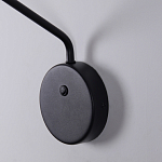 Бра с длинным чёрным металлическим каркасом Bendik Lighting варинант исполнения - 6 | Loft Concept в Омске