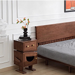 Тумбочка прикроватная с ящиком и дверцей Робот Robot Desk варинант исполнения - 8 | Loft Concept в Омске