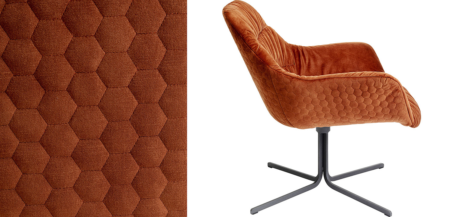 Кресло вращающееся Cinnamon Honeycomb - Loft-Concept в Омске