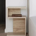 Дизайнерский журнальный стол фигурный с полками Gulip варинант исполнения - 1 | Loft Concept в Омске