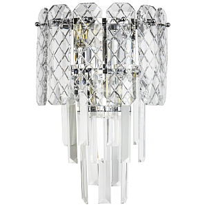 Бра Harmonica Crystal Chrome Wall Lamp