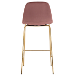 Барный стул на золотистых ножках VENDRAMIN Pink варинант исполнения - 5 | Loft Concept в Омске