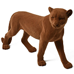 Декоративная статуэтка коричневый флок Сheetah Statuette варинант исполнения - 1 | Loft Concept в Омске