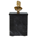 Мраморная шкатулка с бюстом из металла KELLY WEARSTLER варинант исполнения - 4 | Loft Concept в Омске