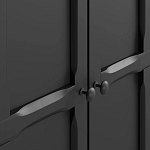 Шкаф черный Silva Black Cabinet варинант исполнения - 5 | Loft Concept в Омске