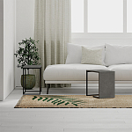 Комплект из 2-х приставных столов серого цвета из дерева ZIGOSH RETRO GREY варинант исполнения - 3 | Loft Concept в Омске