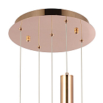 Подвесной светильник Metal Acrylic Tube Five Gold Hanging Lamp варинант исполнения - 3 | Loft Concept в Омске