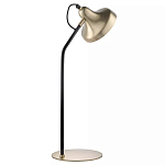 Настольная лампа с плафоном в форме купола в сочетании черного и золотистого цвета Minimalist Execution варинант исполнения - 3 | Loft Concept в Омске