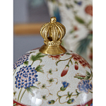 Шкатулка в форме яйца на величественных львах из фарфора с бронзовыми элементами Eden Garden варинант исполнения - 5 | Loft Concept в Омске