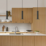 Подвесной светильник светодиодный черный Light Durability варинант исполнения - 1 | Loft Concept в Омске