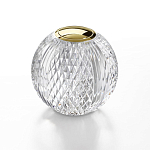 Настольная лампа с прозрачным шарообразным плафоном на цилиндрической подставке Crystal Globule варинант исполнения - 2 | Loft Concept в Омске