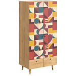 Шкаф с принтом The rebus of love варинант исполнения - 1 | Loft Concept в Омске