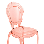 Прозрачный стул розовый LOUIS GHOST CHAIR Pink варинант исполнения - 4 | Loft Concept в Омске