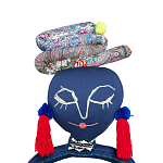 Кукла из одежды и павлопосадских платков Rusalka Blue Jeans варинант исполнения - 2 | Loft Concept в Омске