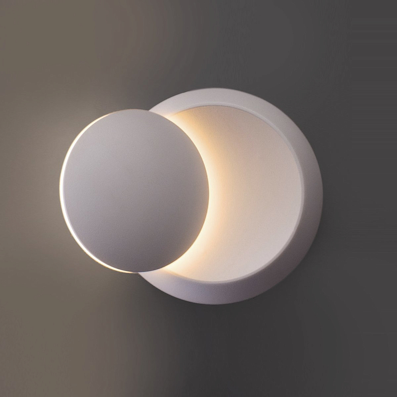 Бра Light Point Luna Wall Lamp White Белый в Омске | Loft Concept 