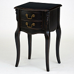 Тумба прикроватная из массива березы с 2-мя ящиками в стиле прованс Vintage варинант исполнения - 2 | Loft Concept в Омске